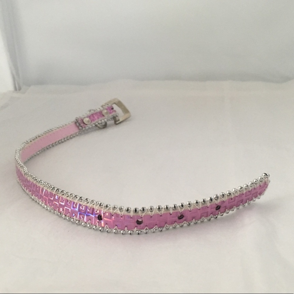 Impawsters Pink Reflective Collar